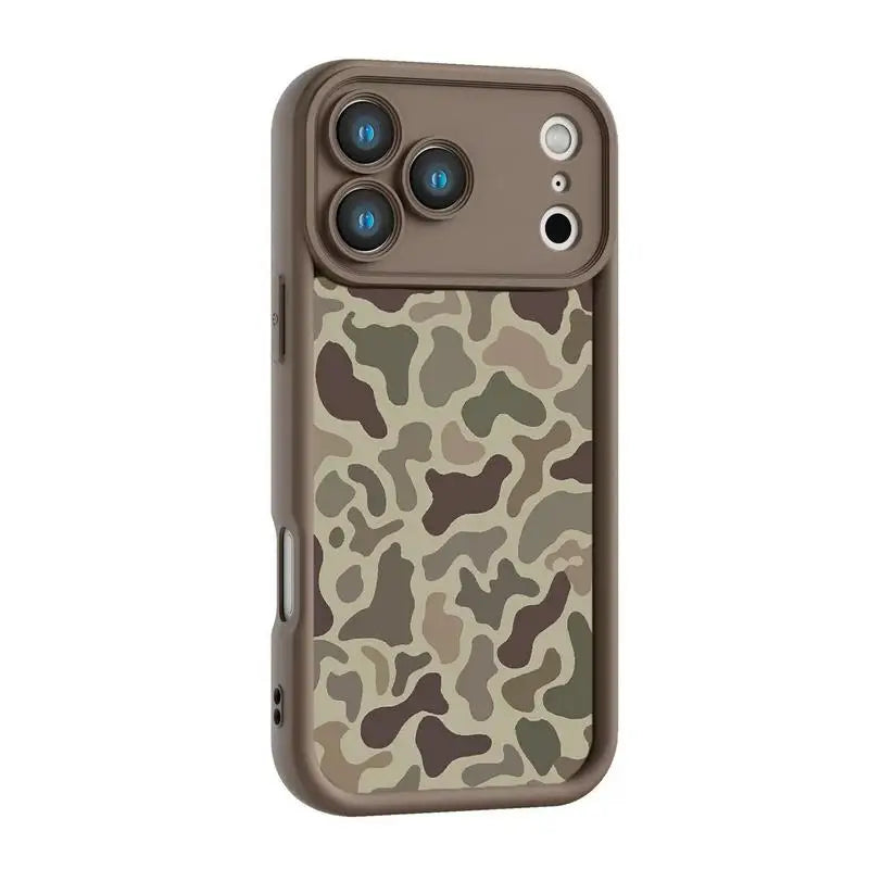 Camo Pattern Shockproof TPU Phone Case For iPhone Hunter Gift
