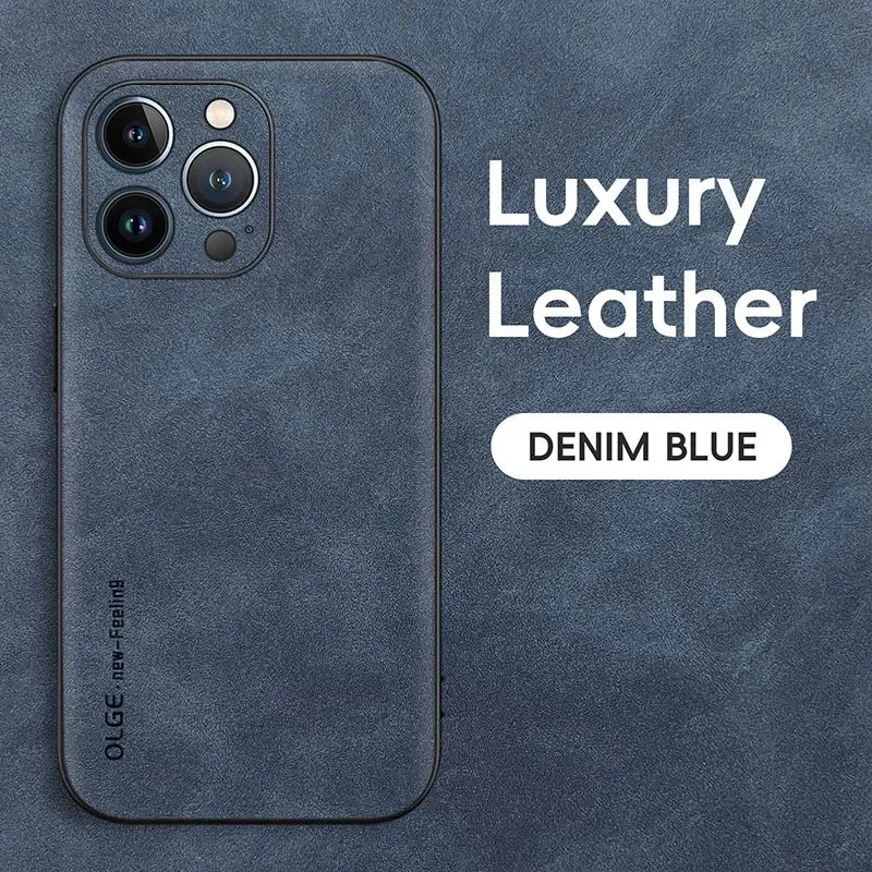 Dixsg Luxury Leather Phone Case With Shockproof Protection