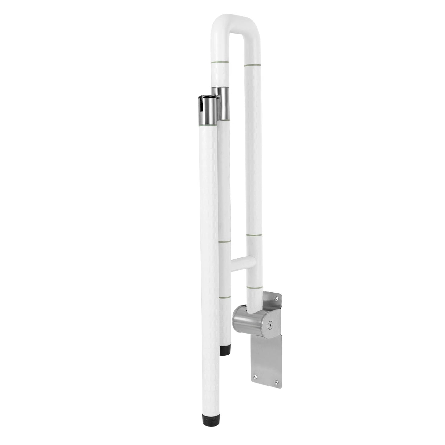 Foldable Toilet Grab Bar With Non Slip Rail For Safety