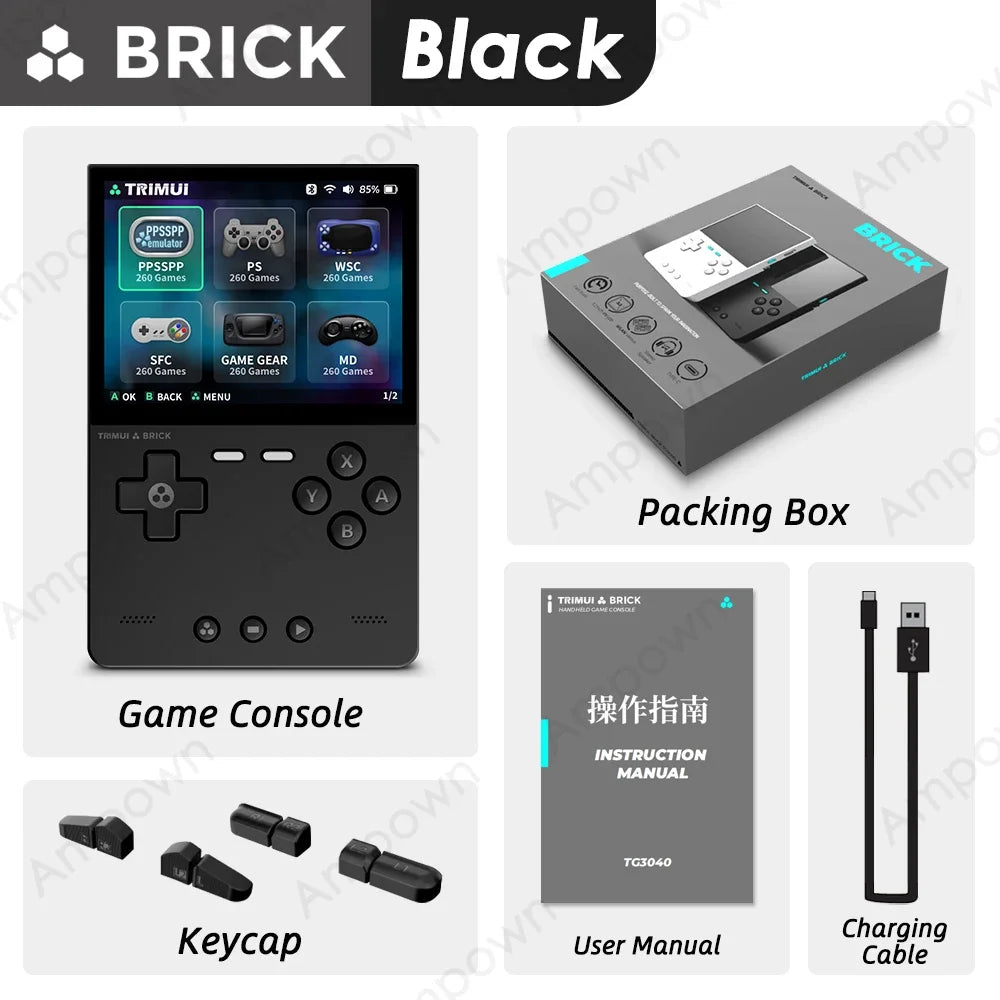 Trimui Brick Mini Retro Handheld Console Gaming Emulator