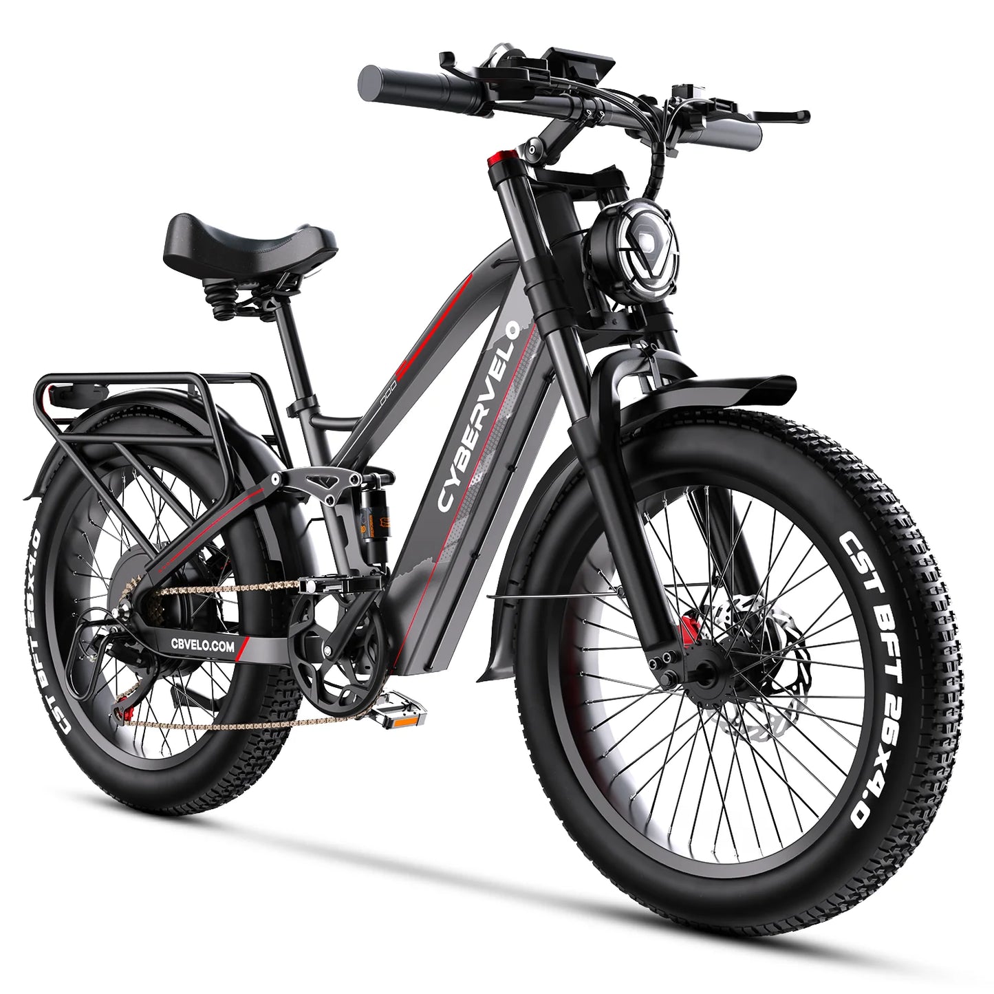 Cybervelo 5000W Fat Tire Electric Bike EK9 With 7Speed