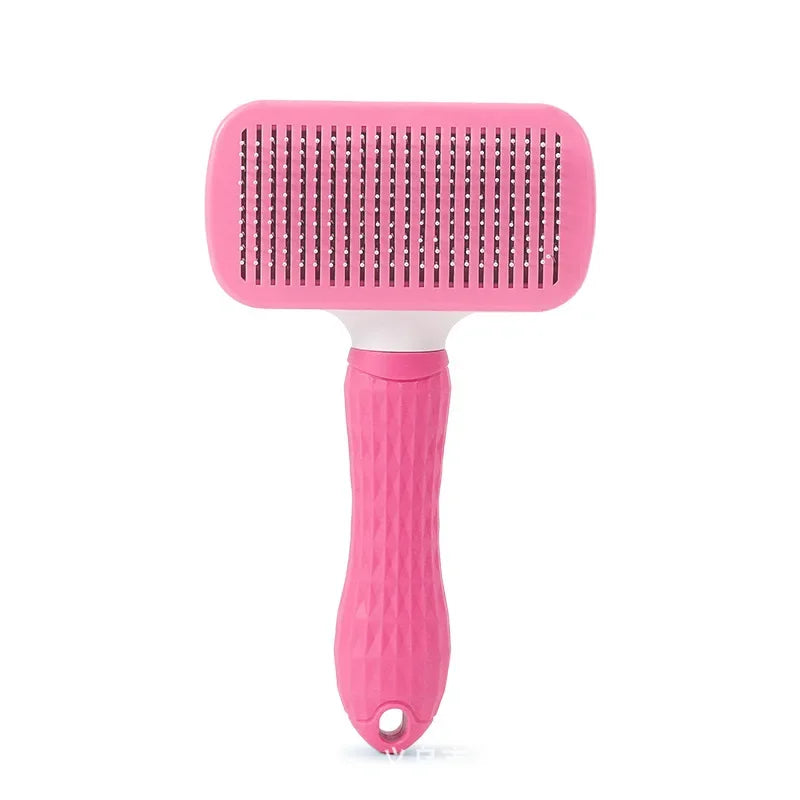 Self Cleaning Grooming Brush For Long Haired Dogs And Cats