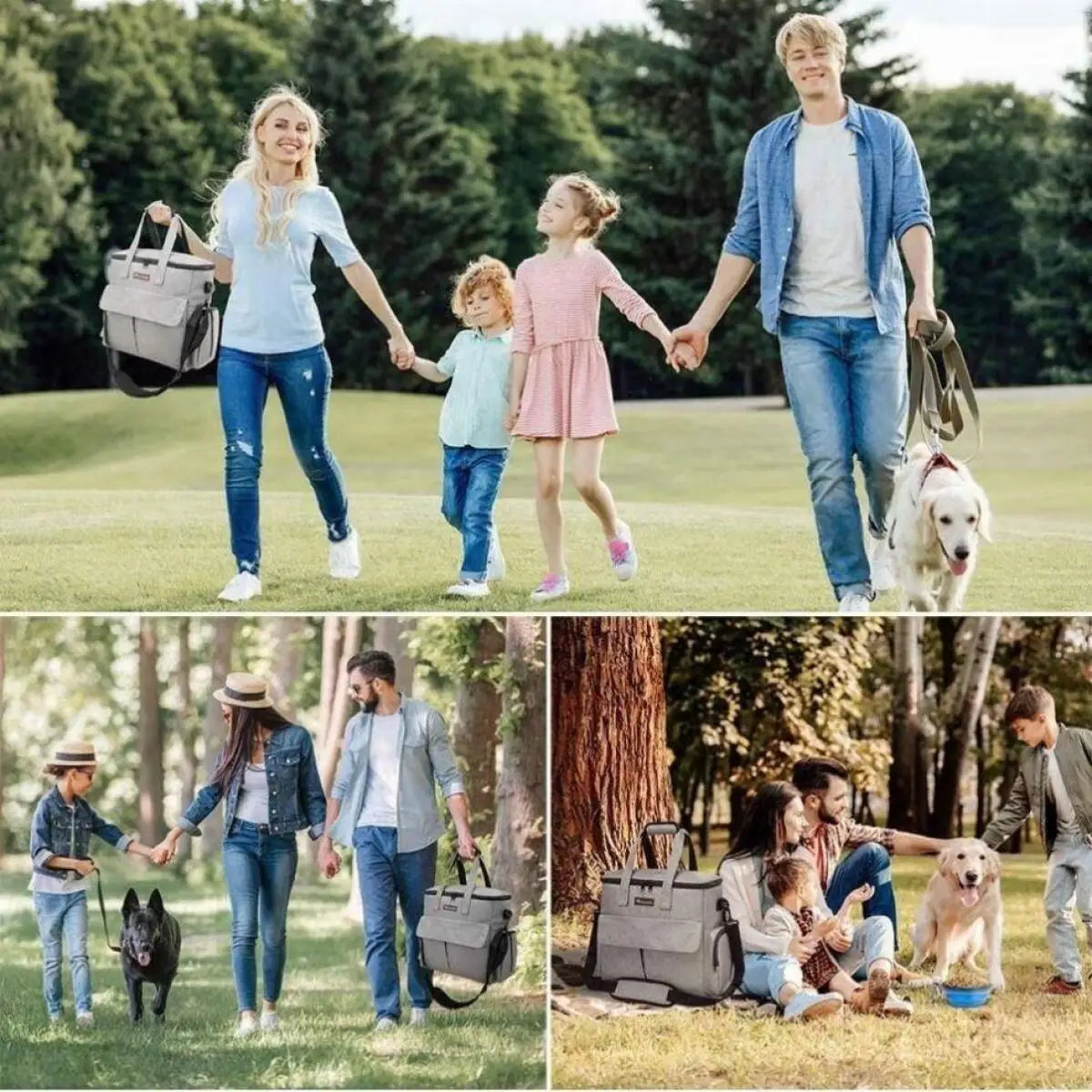 Pet Travel Bag Set Airline Approved For Dogs And Cats