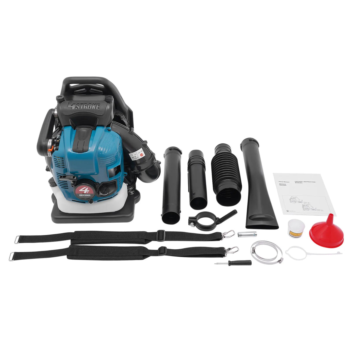Bymaocar 75.6CC Gasoline Powered Four Stroke Backpack Leaf Blower