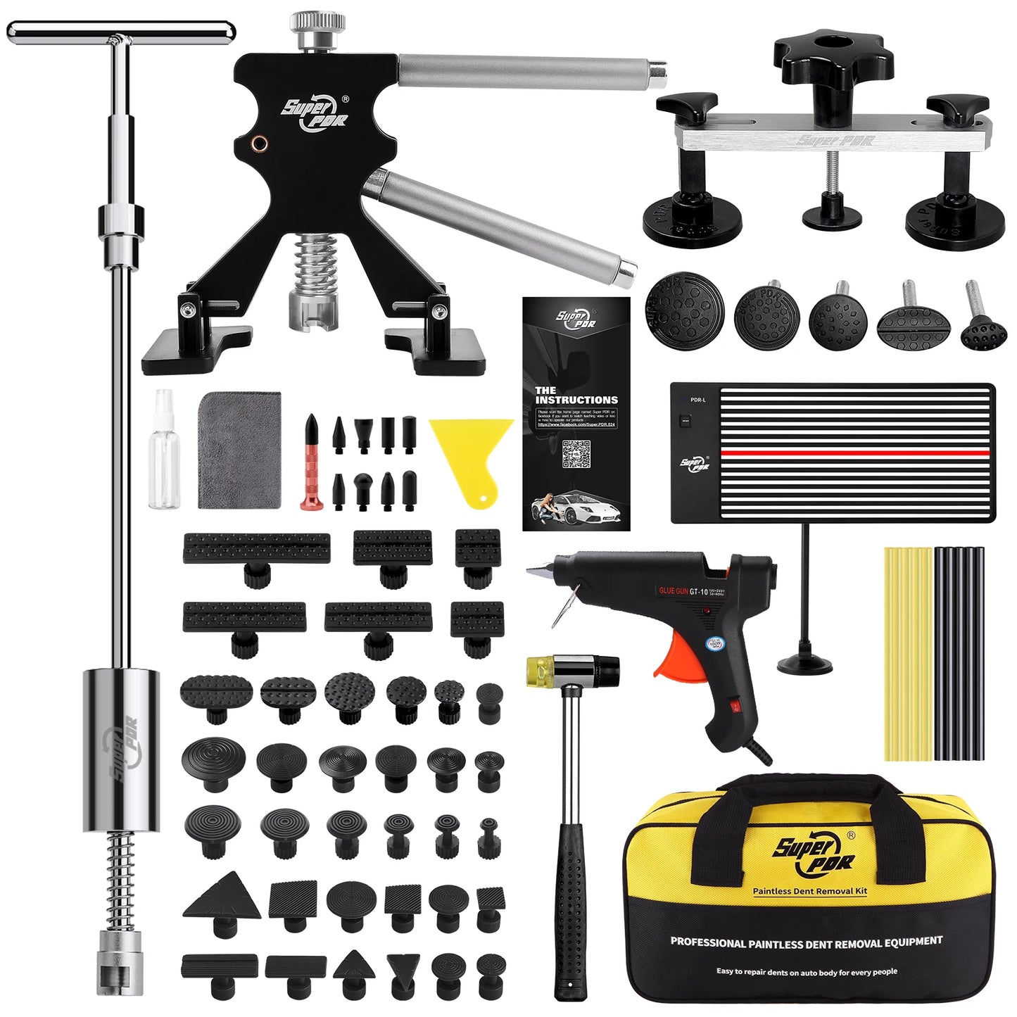 PDR Paintless Dent Repair Kit Auto Body Dent Removal