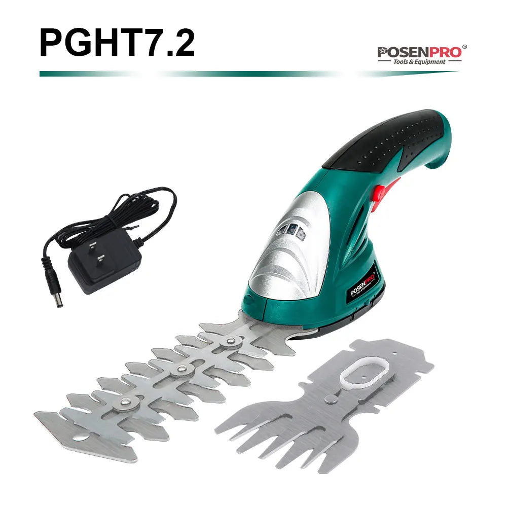 POSENPRO Cordless 2 In 1 Grass Shears And Hedge Trimmer