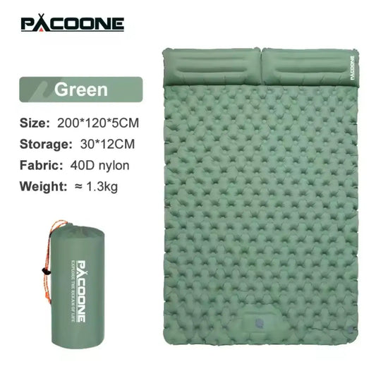 Foldable Outdoor Inflatable Mattress For Camping And Indoor Use