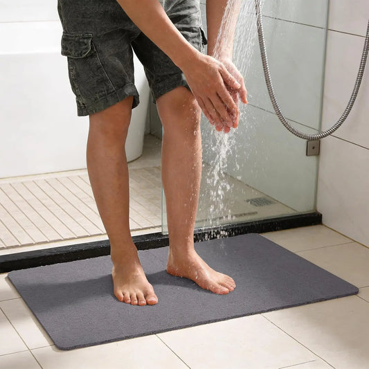 Quick Drying Non Slip Textured PVC Bath Mat for Bathroom