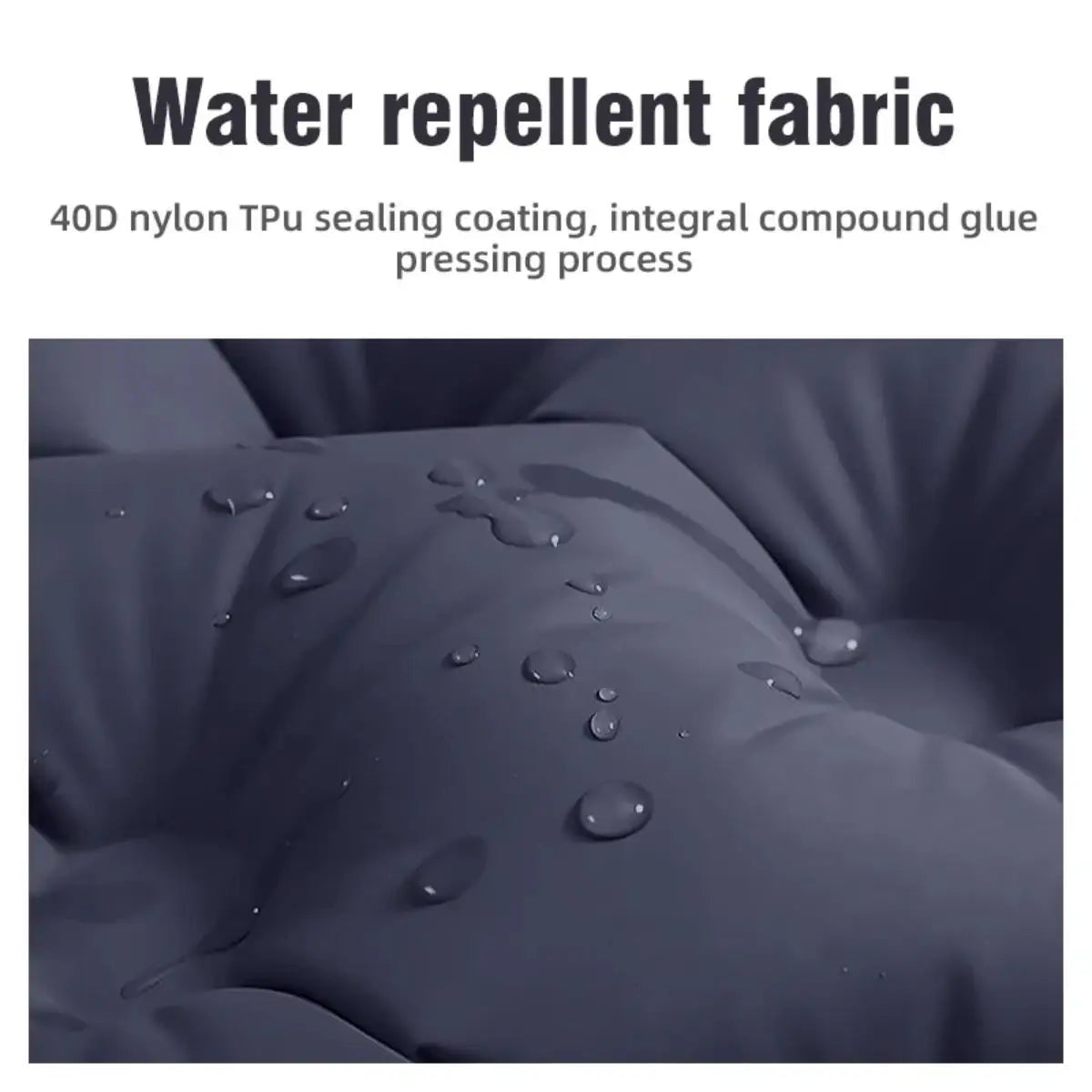 Foldable Outdoor Inflatable Mattress For Camping And Indoor Use