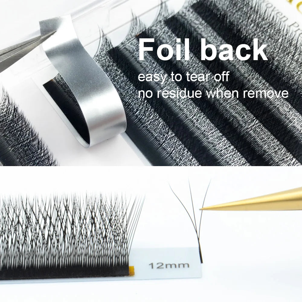 Nagaraku 3D 4D 5D W Shape Synthetic Eyelash Extensions