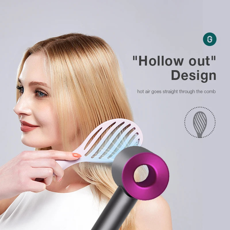 MR.GREEN Hollow Out Hair Brush Scalp Massage Detangler Tool