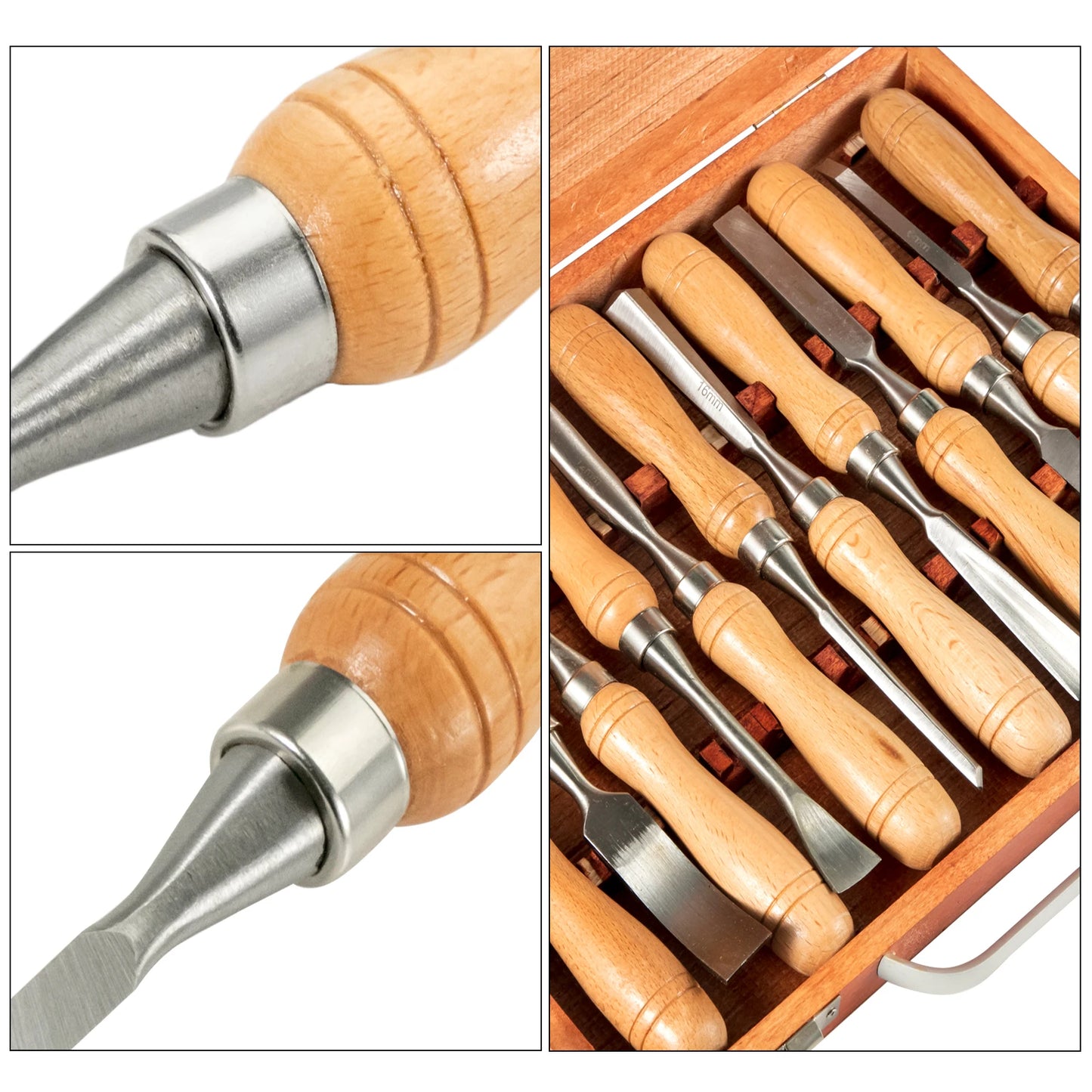 SucceBuy Wood Carving Hand Chisel Set For Professional Woodworking