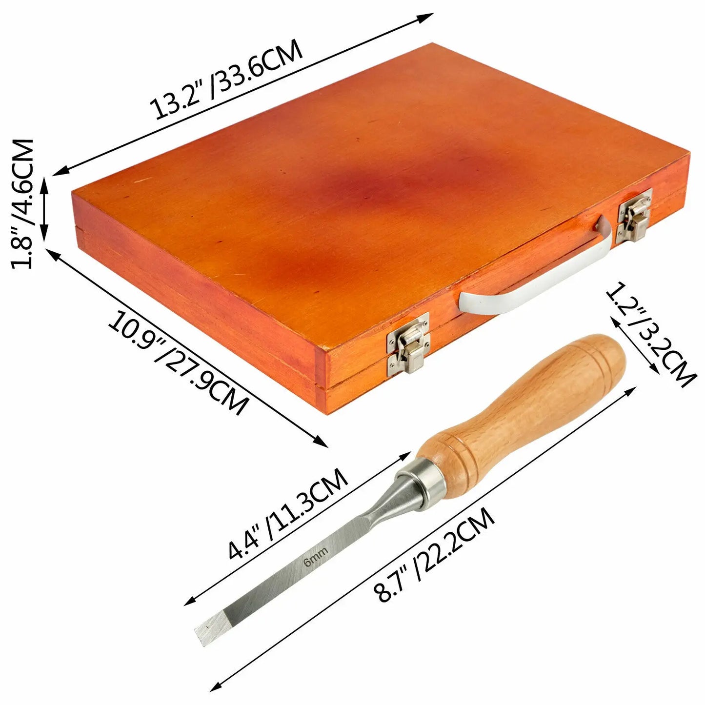 SucceBuy Wood Carving Hand Chisel Set For Professional Woodworking
