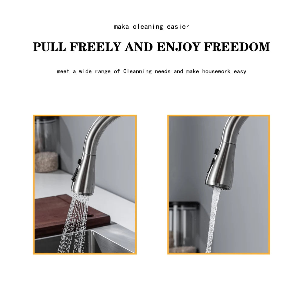 DQOK Smart Touchless Kitchen Faucet With Infrared Sensor