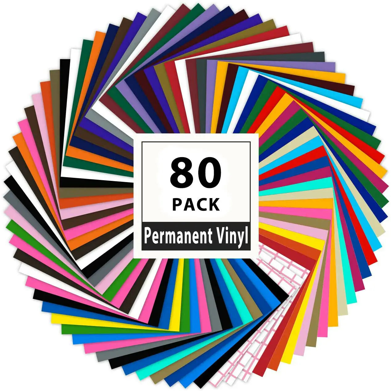 HTVRONT Permanent Adhesive Vinyl Bundle With Transfer Tape Sets