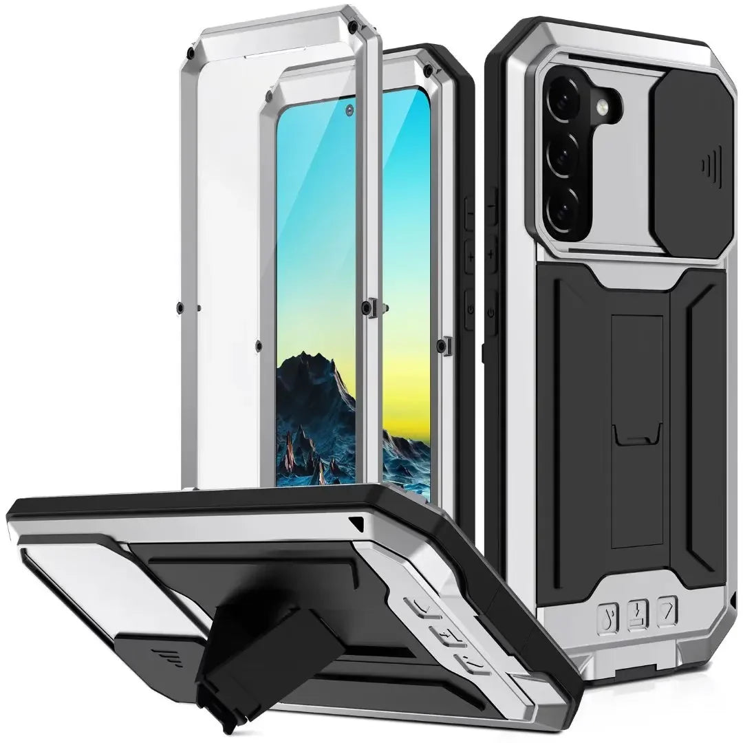 Rugged Full Body Case Samsung Galaxy S24 With Kickstand