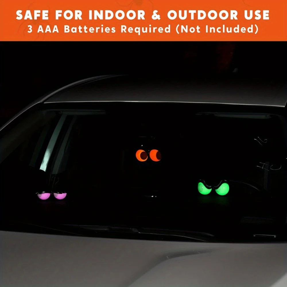 Animated Halloween Flashing Peeping Eyes Decorations With Timer