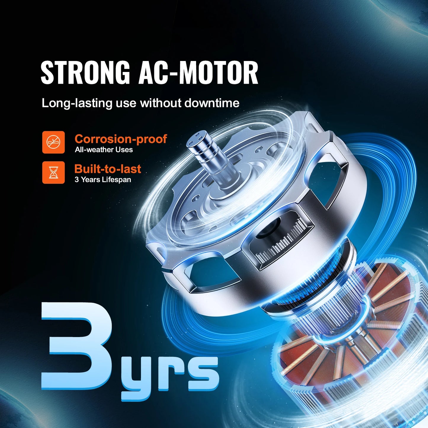 SucceBuy Inline Duct Fan With Variable Speed Controller AC Motor