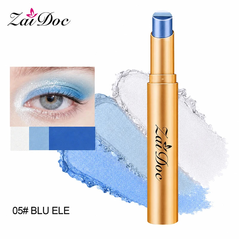 ZaiDoc Three In One Glitter Shimmer Cream Eyeshadow Stick
