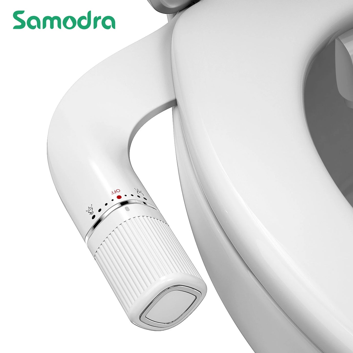 SAMODRA Bidet Non Electric Toilet Attachment With Adjustable Water Pressure