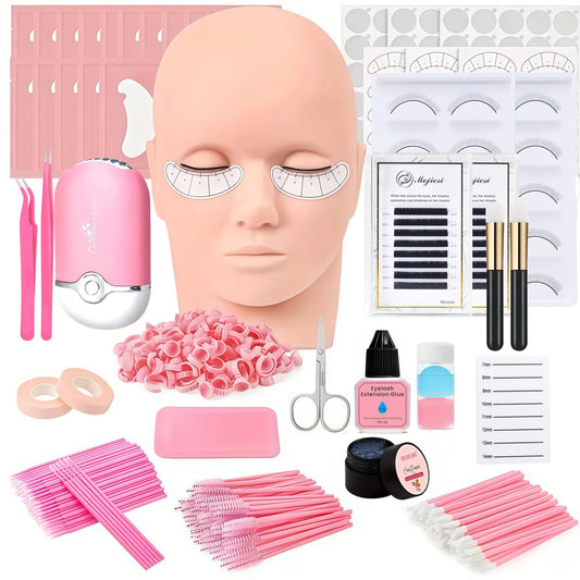 Professional Eyelash Extension Practice Kit for Beginner Artists