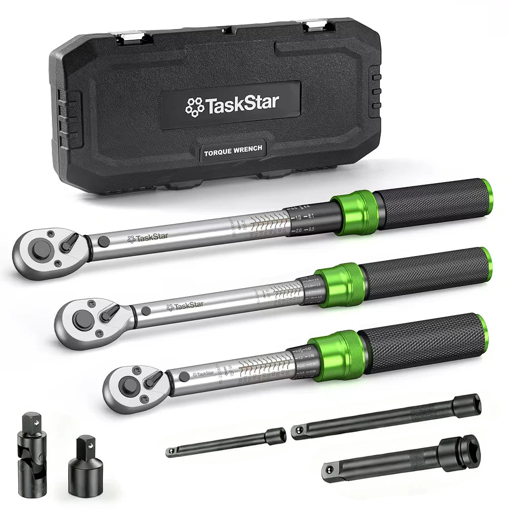 TaskStar Preset Click Torque Wrench Set For Vehicle Repair