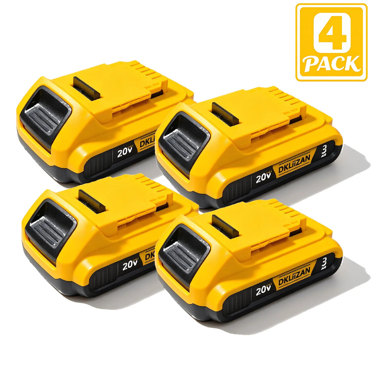 Rechargeable 20V Battery Pack Compatible With Dewalt Power Tools