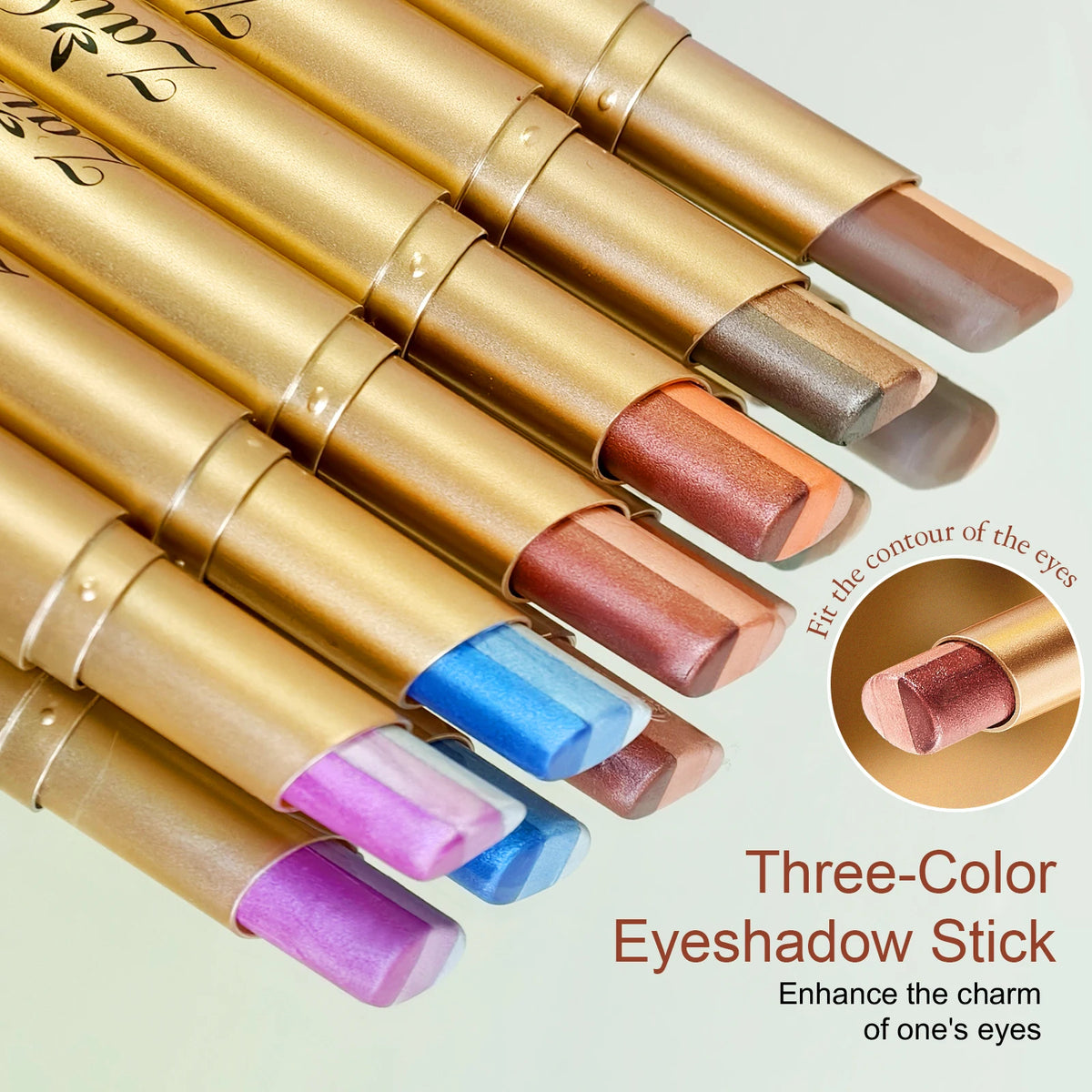 ZaiDoc Three In One Glitter Shimmer Cream Eyeshadow Stick