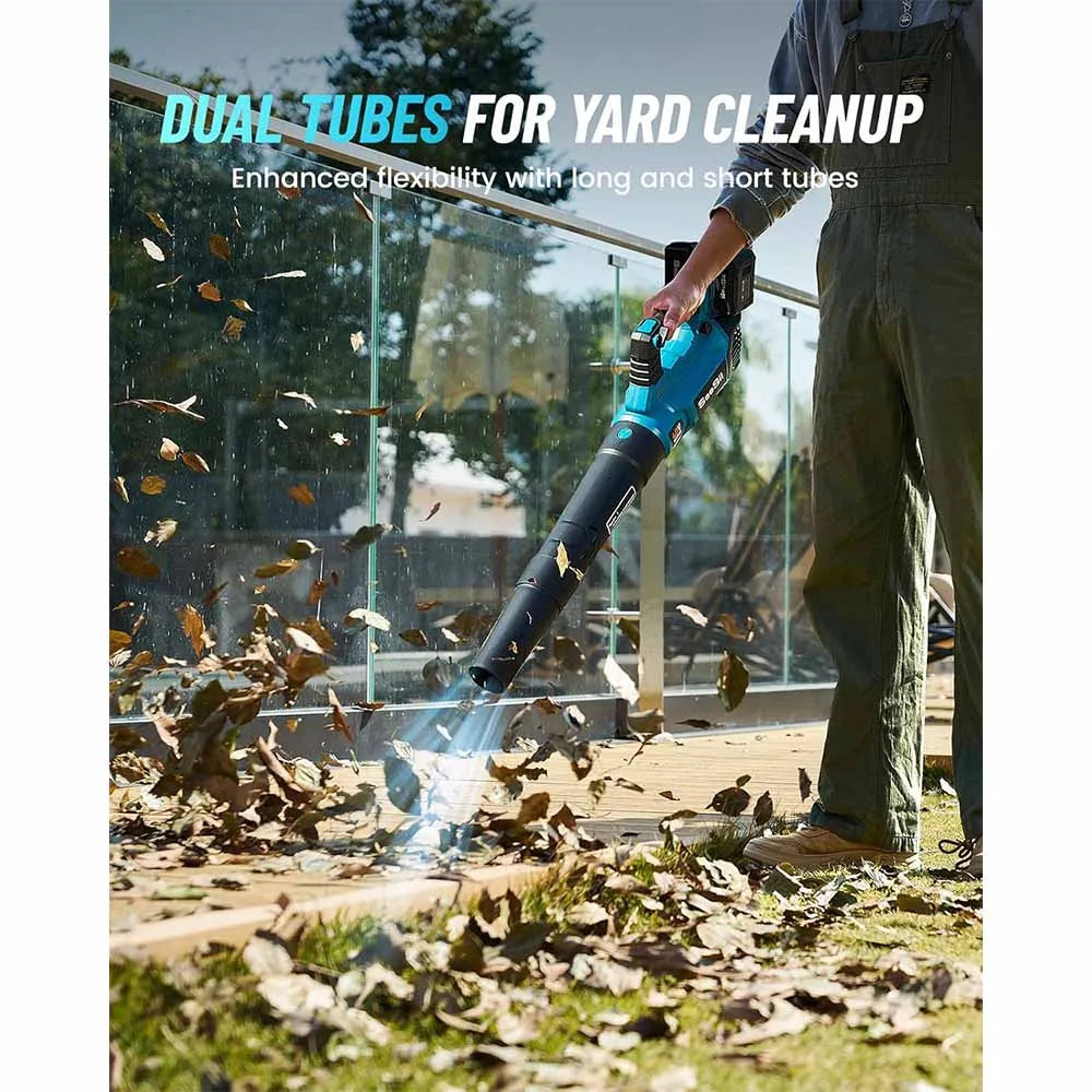 Seesii 40V Brushless Electric Turbo Blower Cordless Leaf Blower