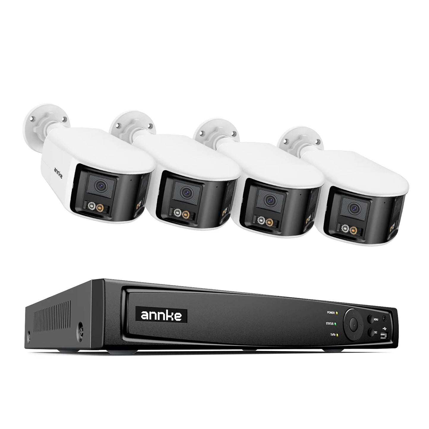 ANNKE 4K 8MP Panoramic Dual Lens Security Camera System