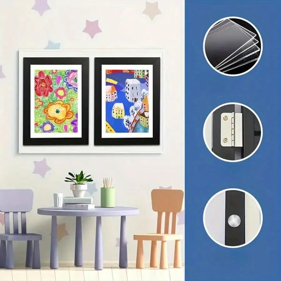 Magnetic Front Opening Art Frame For Photos And Wall Decor