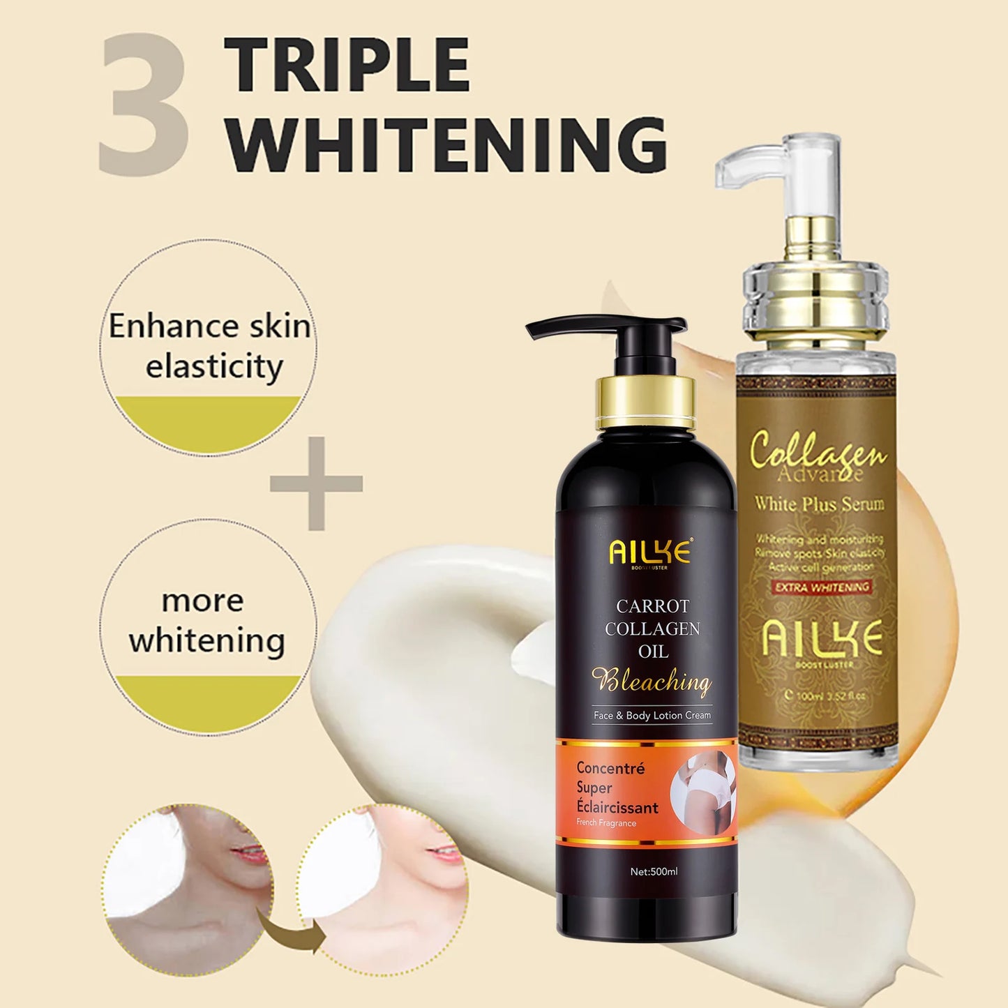 KYLIEFIT Collagen Whitening Cream For Skin Brightening And Hydration