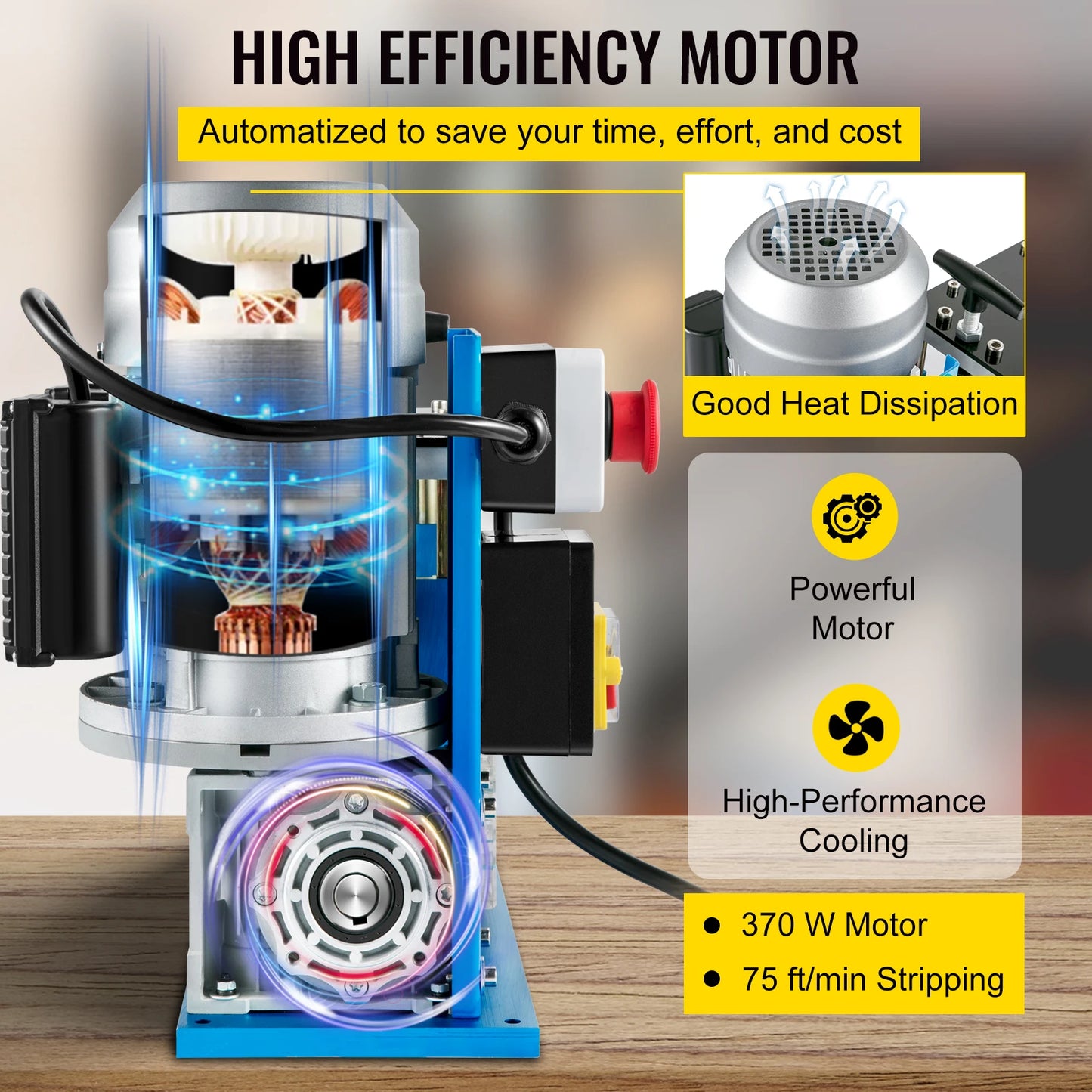 SucceBuy Electric Wire Stripping Machine 11 Channels