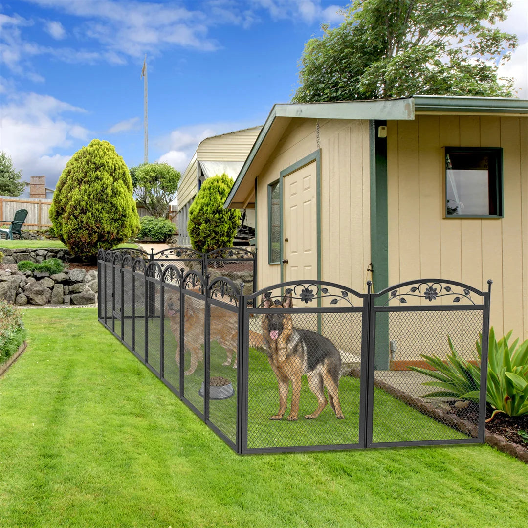 BINGOPAW Heavy Duty Dog Playpen for Outdoor Indoor Training