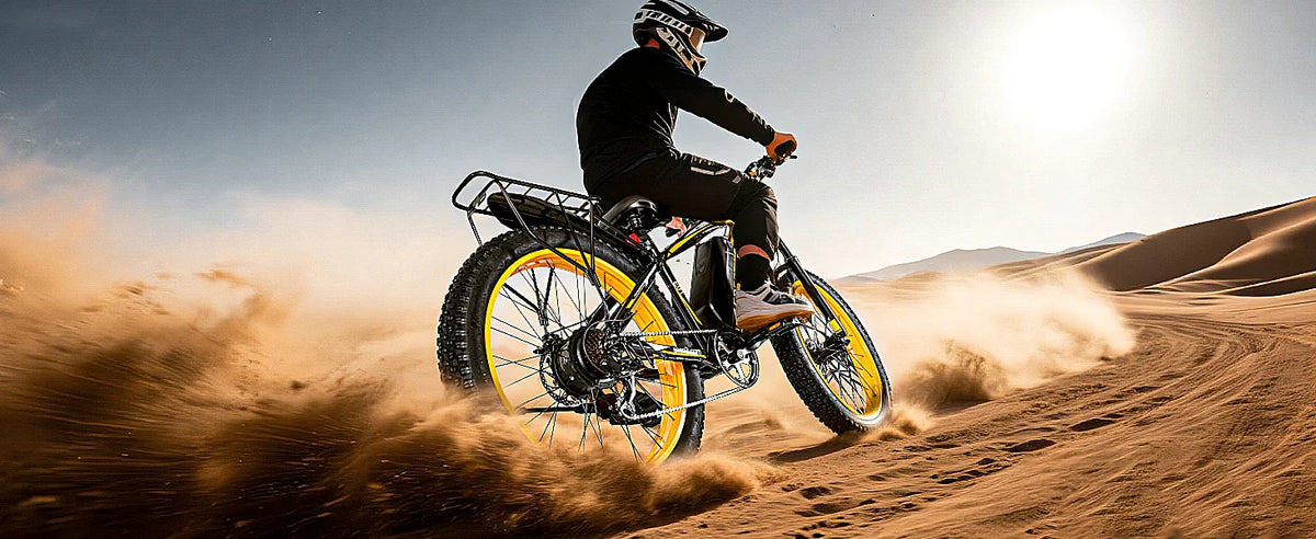 EOEOTWO 1500W All Terrain Electric Mountain Bike Dual Disc Brakes
