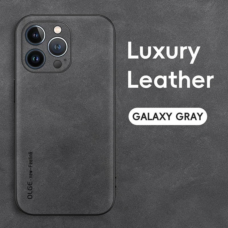Dixsg Luxury Leather Phone Case With Shockproof Protection