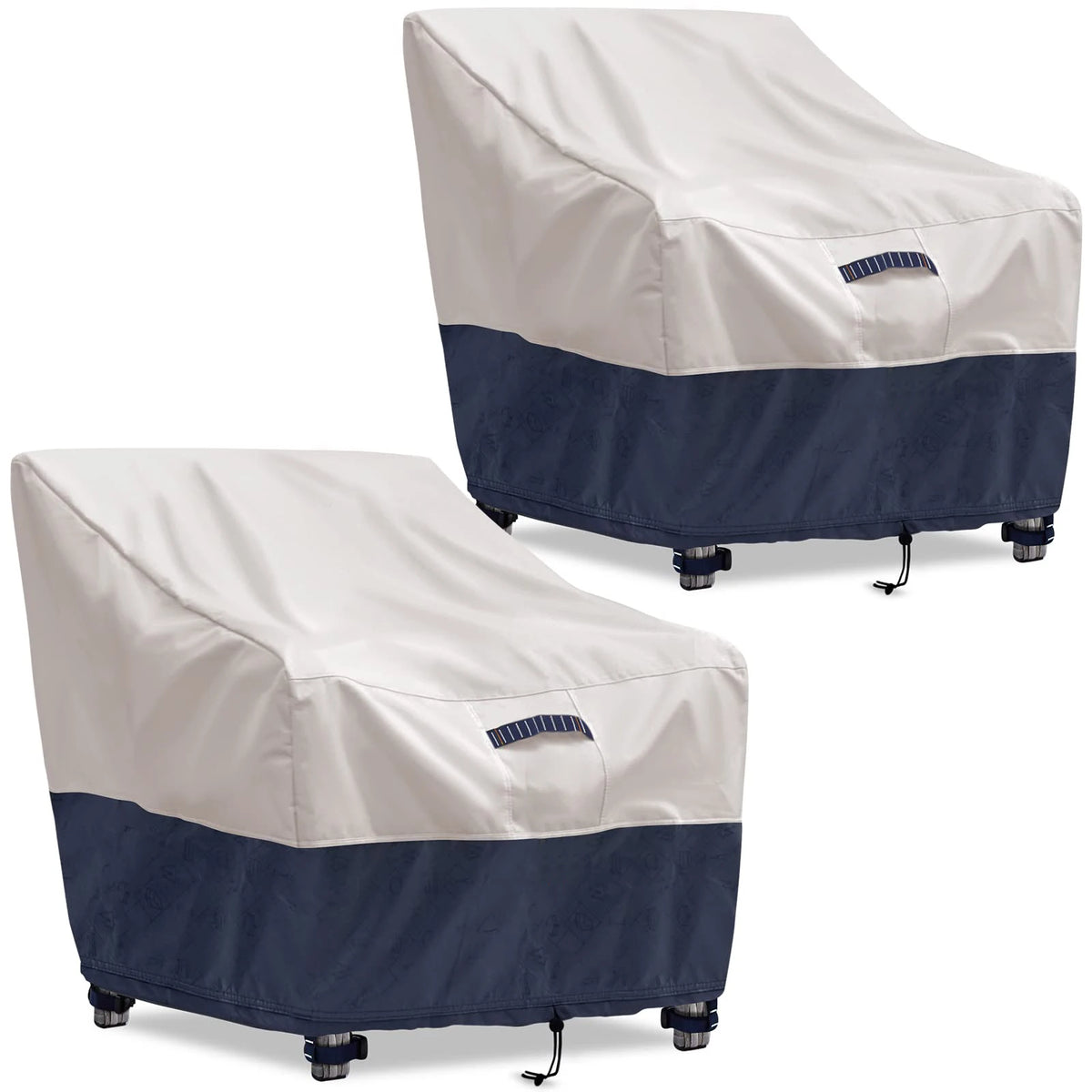 Heavy Duty 2 Pack Outdoor Chair Covers Waterproof Patio Protectors