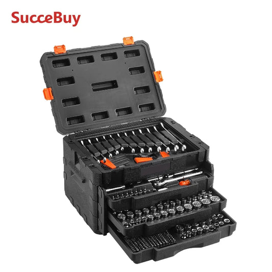 SucceBuy 450 Piece Mechanics Tool Set and Socket Set