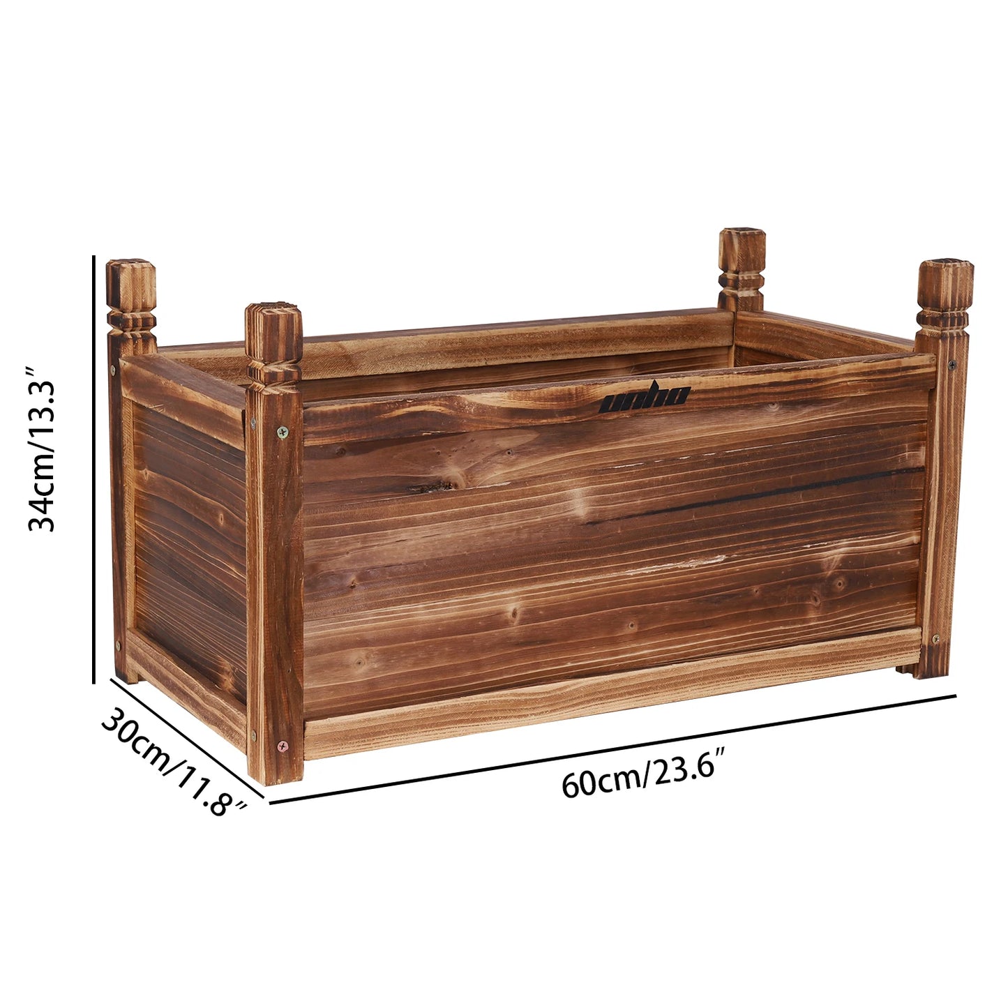 Wooden Raised Garden Bed Planter For Indoor And Outdoor Use