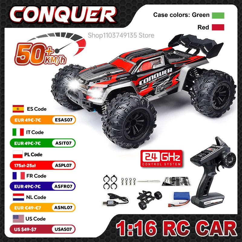 WLtoys 4WD High Speed Remote Control Monster Truck
