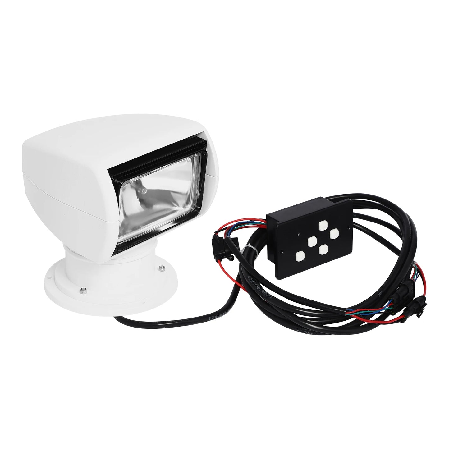 100W Marine Searchlight Remote Control 12V Halogen Boat Spotlight