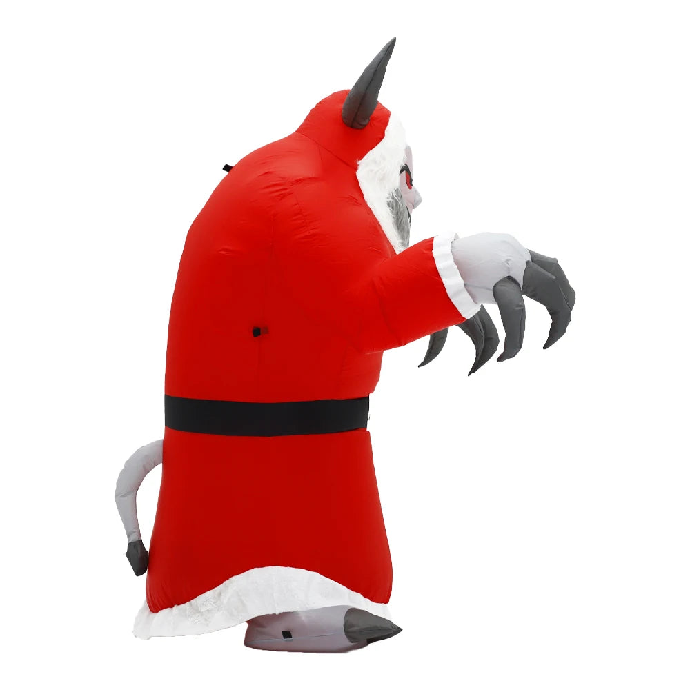 Inflatable Christmas Devil Ornament Mascot For Holiday Parties