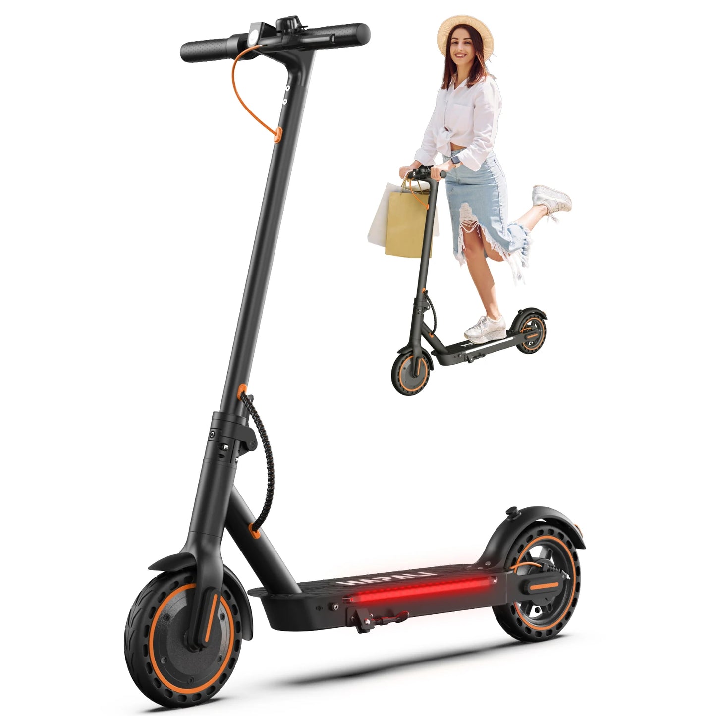 Osboo 550W Electric Scooter With Dual Suspension And 22 MPH