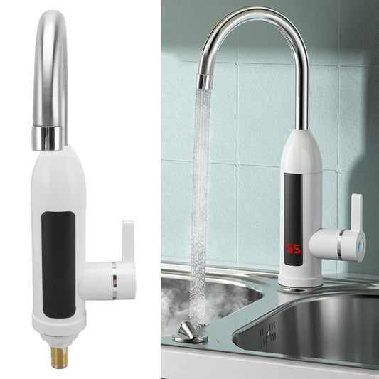 TOPINCN 3000W Instant Water Heater Faucet IPX4 Tankless Stainless Steel
