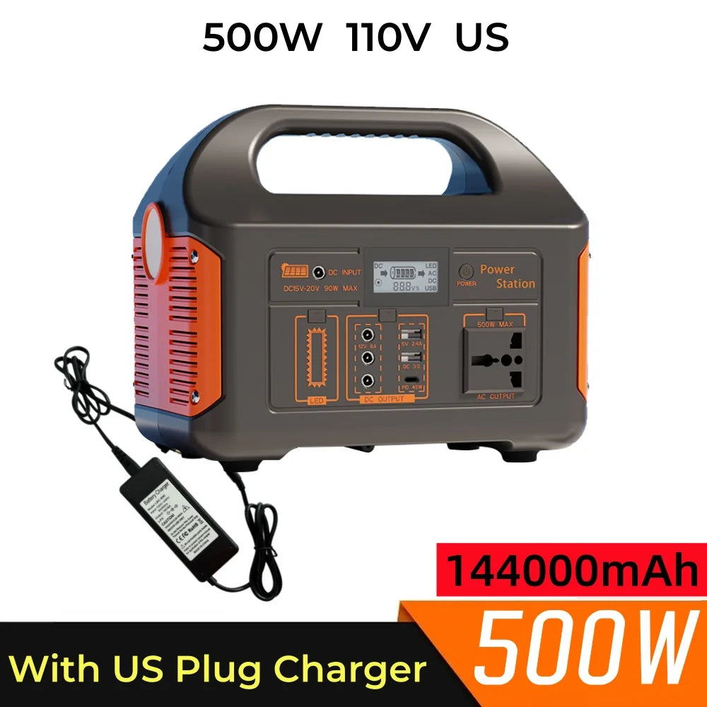 Jsdsolar 500W Portable Solar Power Station 110V 220V