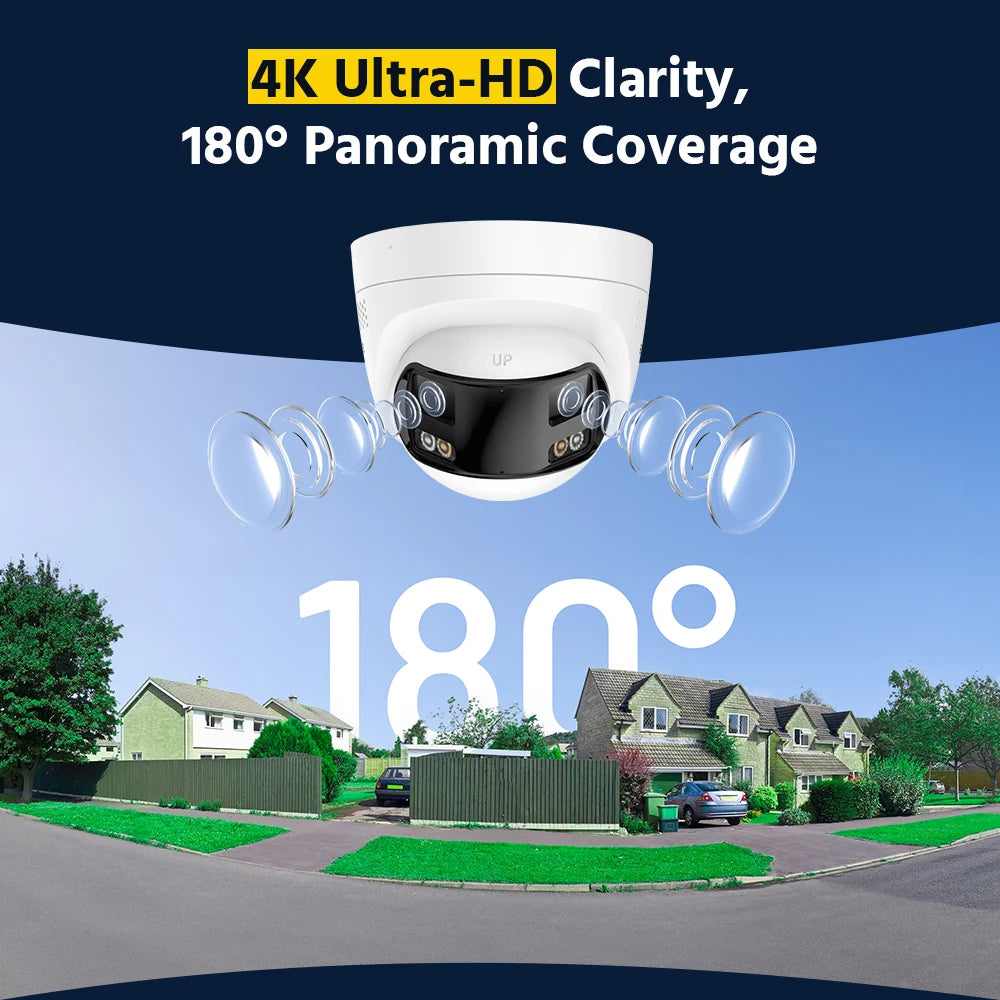 ANNKE 4K 8MP Panoramic Dual Lens Security Camera System