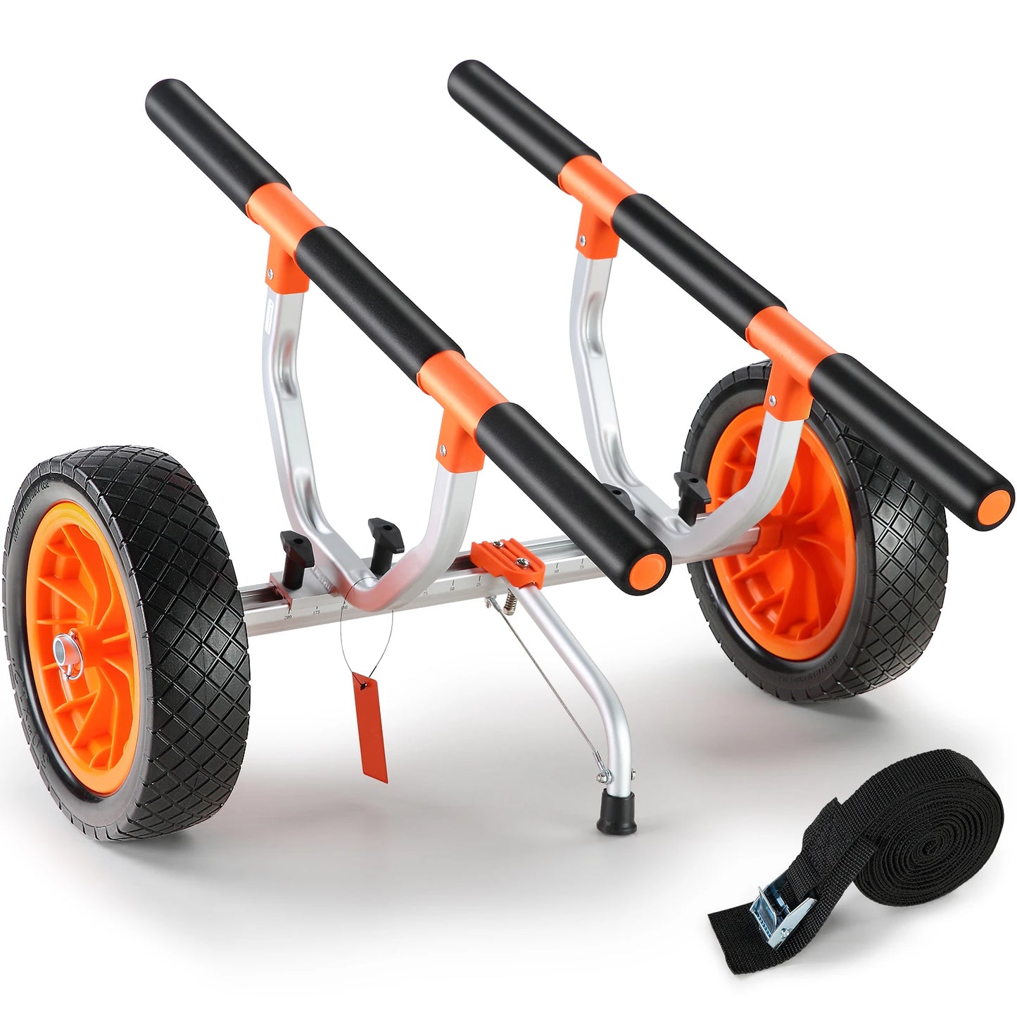 SucceBuy Detachable Aluminum Kayak Cart With Adjustable Width Frame