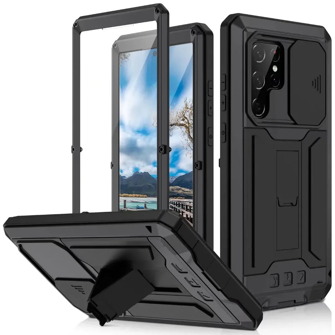 Rugged Full Body Case Samsung Galaxy S24 With Kickstand