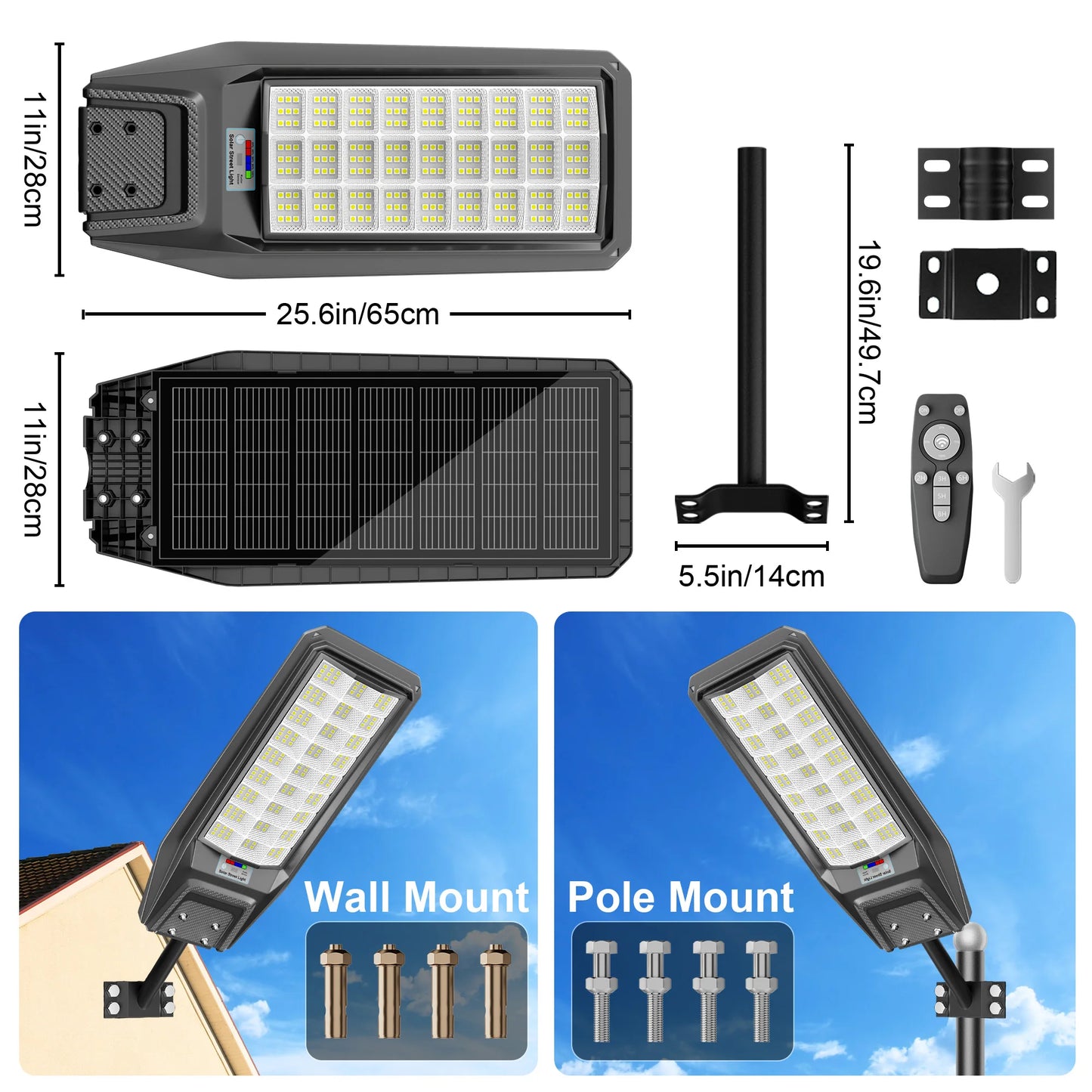 Outdoor Solar Motion Light IP65 Waterproof Dusk To Dawn