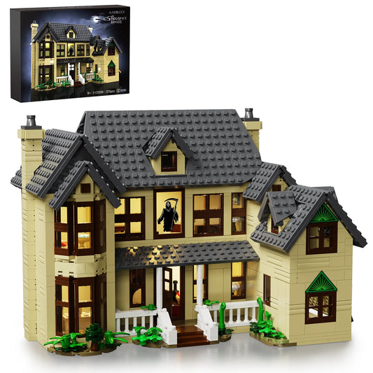 Haunted House Building Block Set Halloween Decor Gift